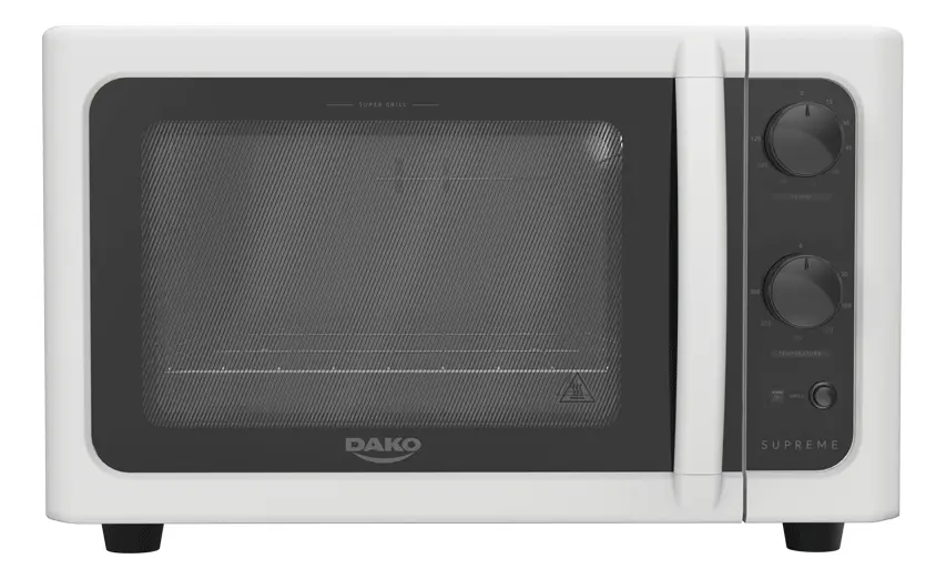 Forno de Bancada Elétrico Dako Supreme com 44 Litros e Grill Dourador Branco 220V - 1