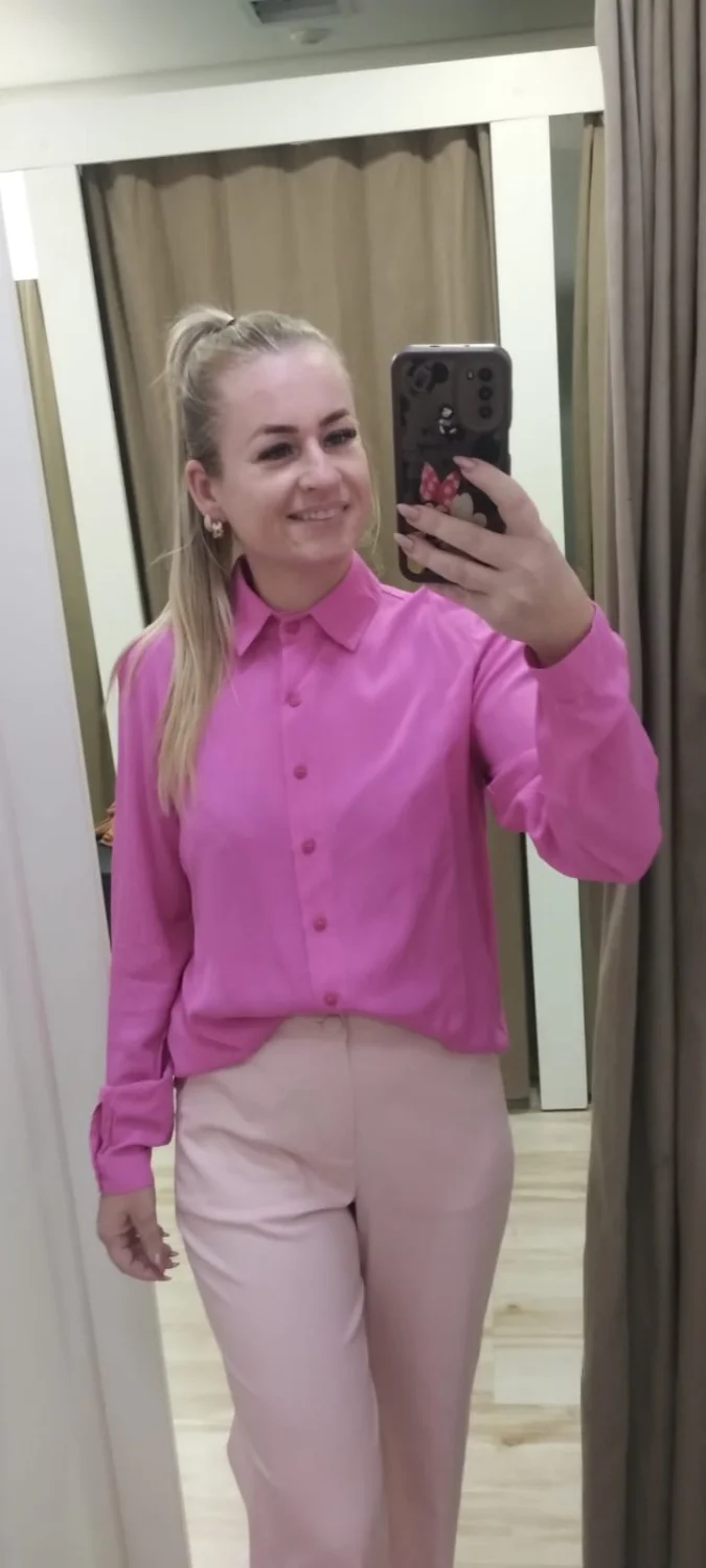 Camisa de viscose tam p - 1