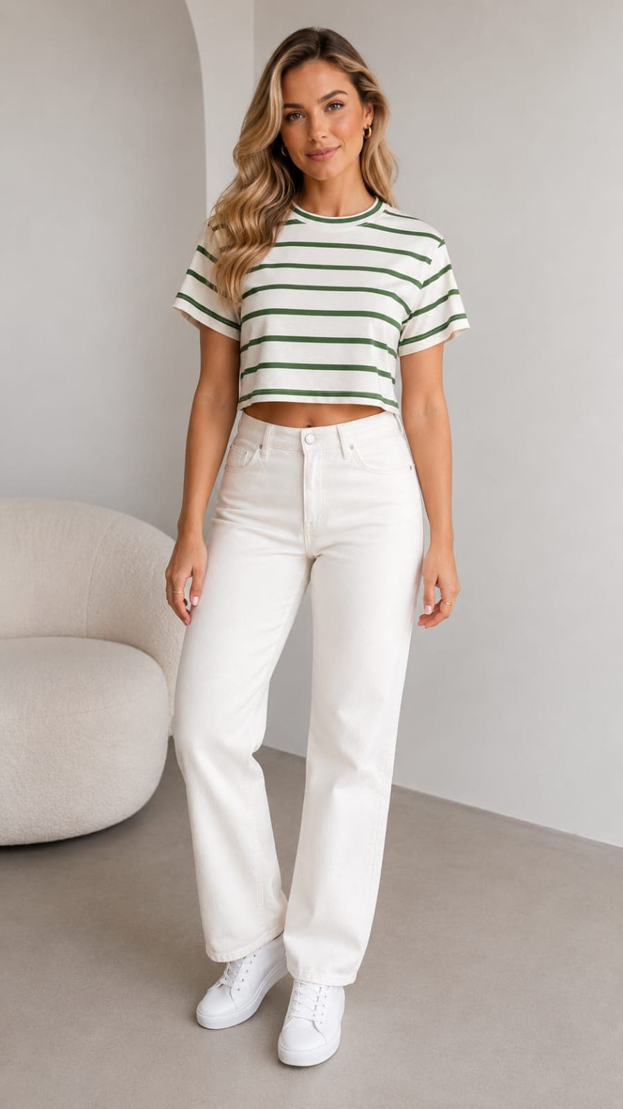 T-shirt cropped visco lycra tamanho único - 1