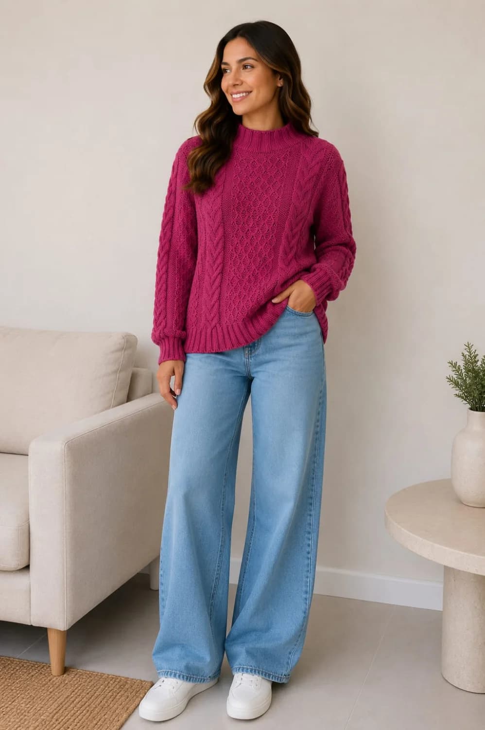BLUSA LÃ TAMANHO UNICO - 1