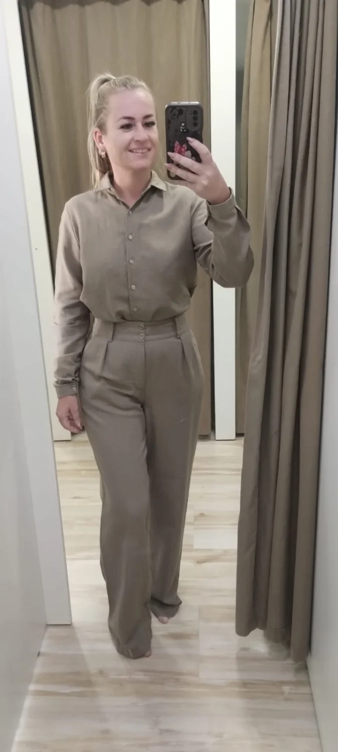 Calça tecido premium tam P - 1