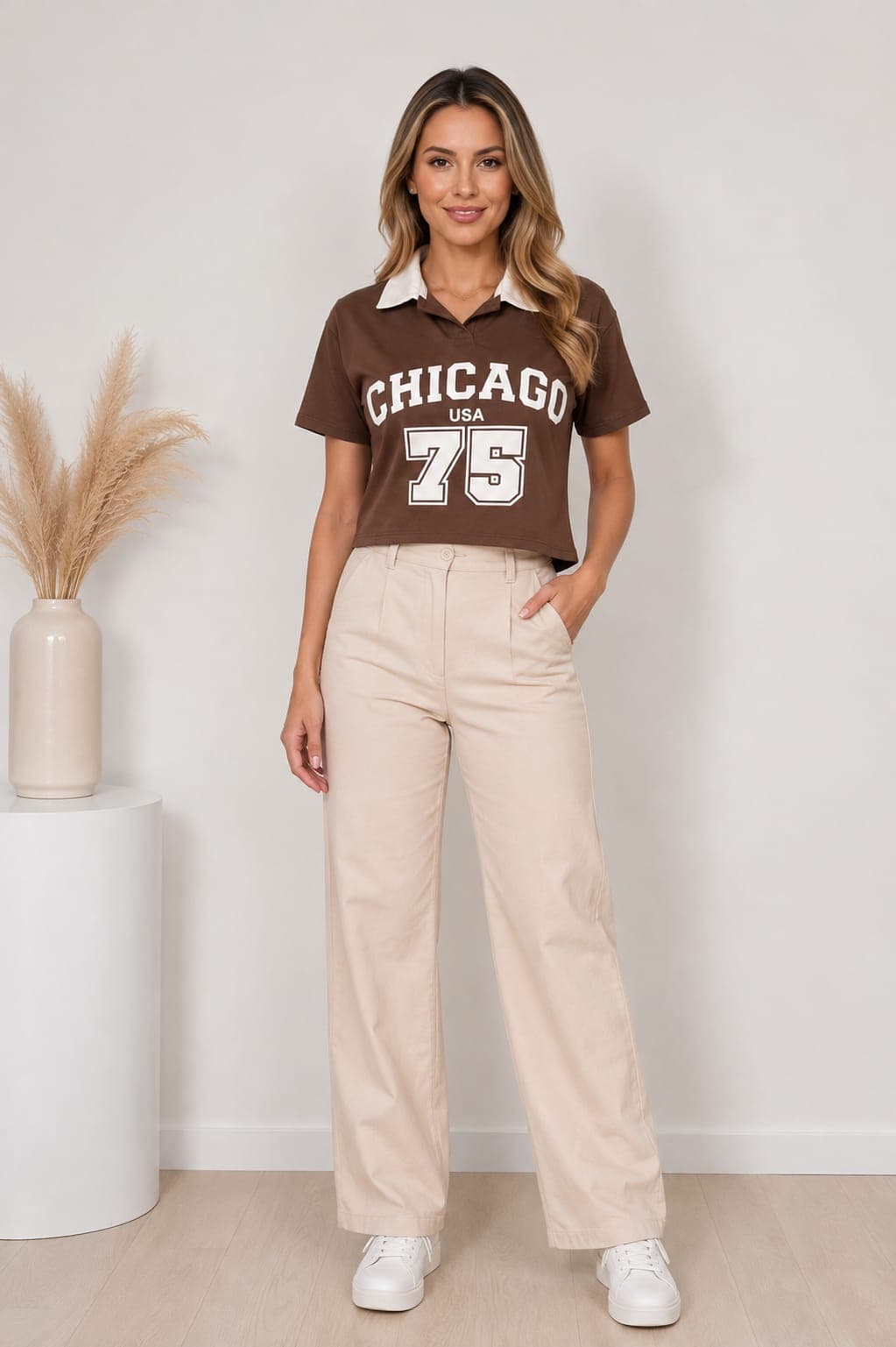 T-shirt cropped tamanho unico - 1
