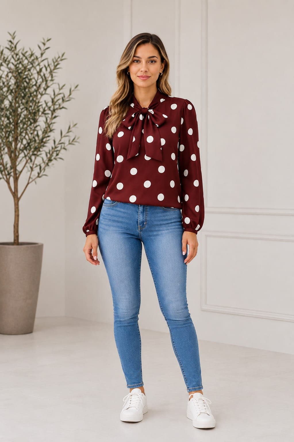 Blusa tecido Poa tamanho unico - 1