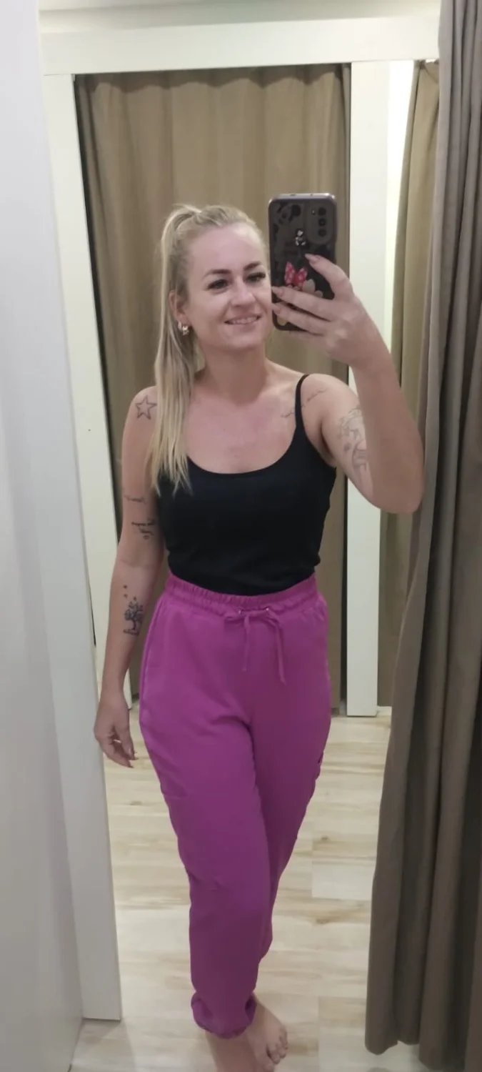Calça duna bolso na lateral p - 1