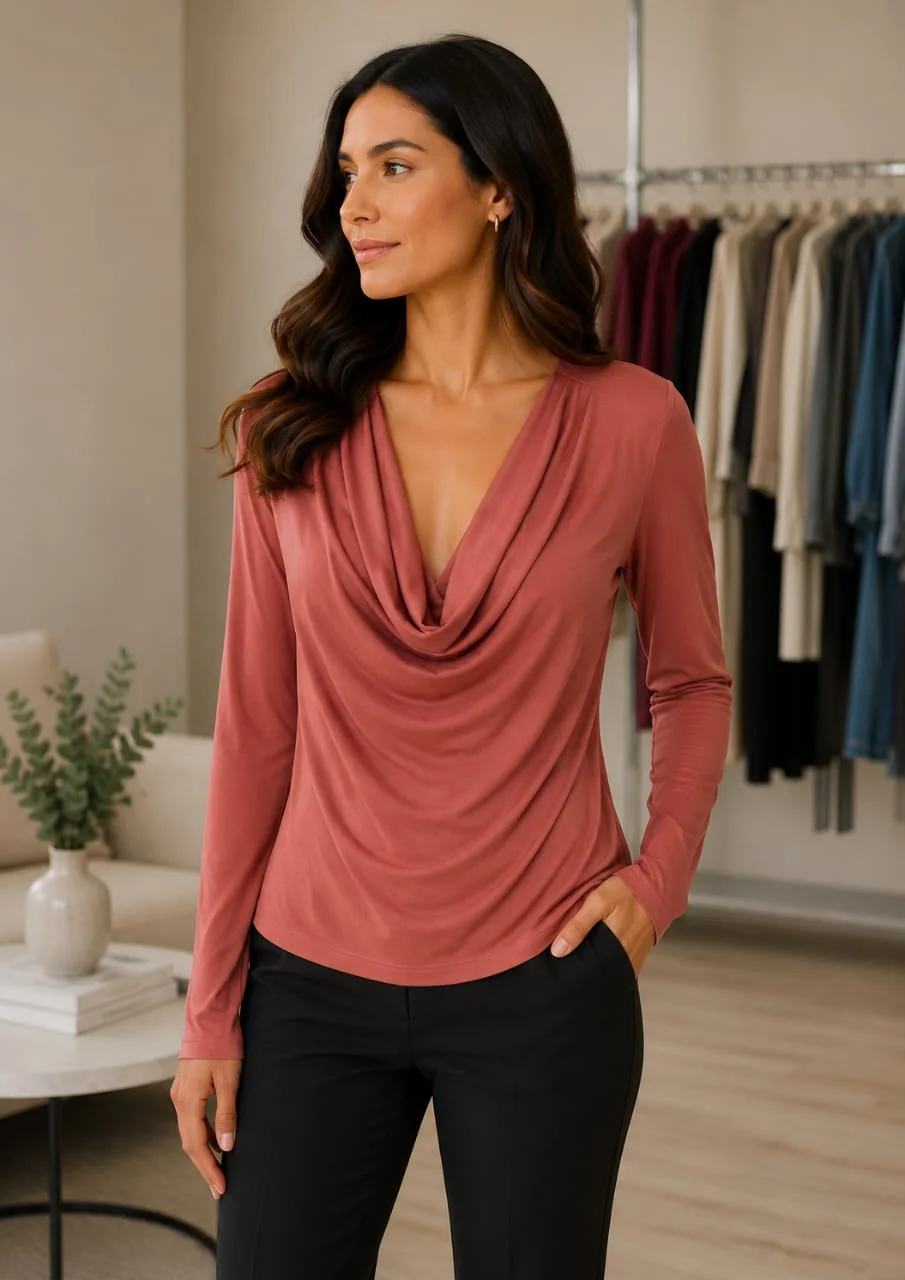 BLUSA POLIAMIDA GOLA BOBA TAMANHO UNICO - 1
