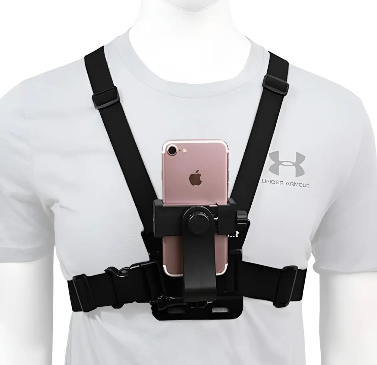 Suporte Peitoral para Celular com Cinta Ajustável - 1