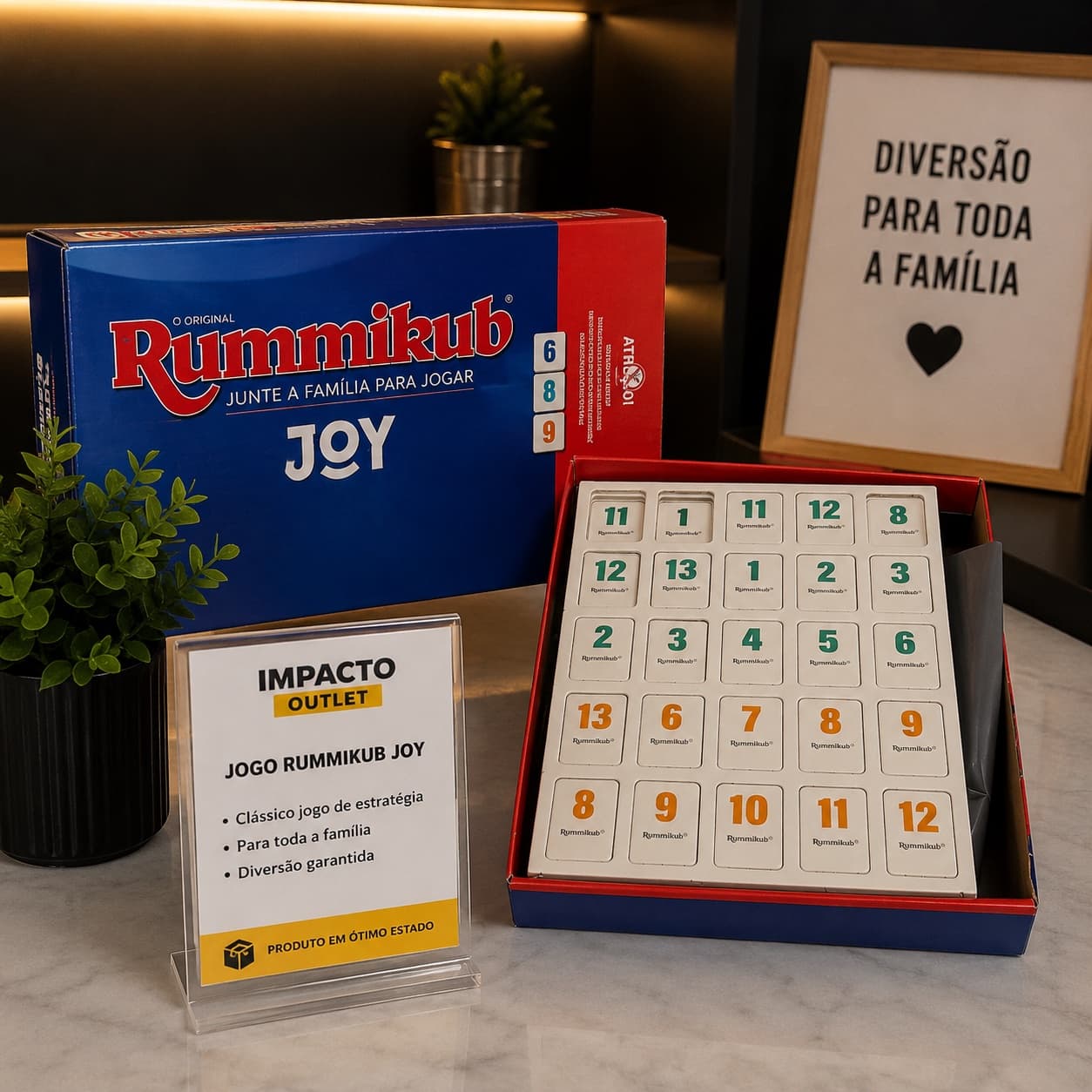 Jogo Rummikub Joy Original – Diversão para Toda a Família! - 1