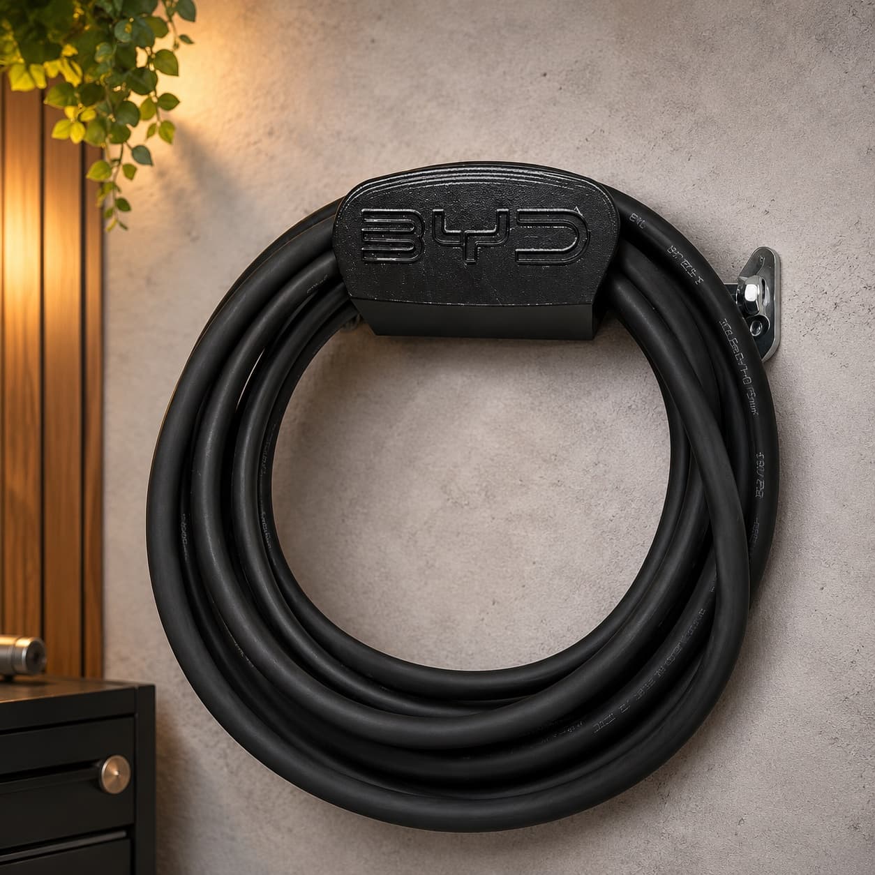 🖤 Suporte para Cabo do Carregador BYD – Impresso em 3D - 1