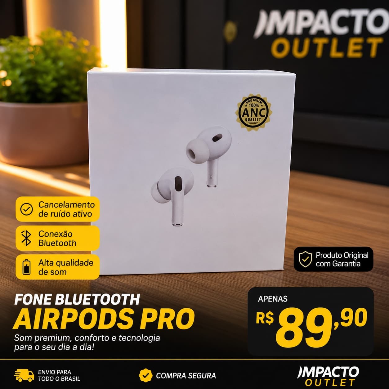 🎧 OFERTA RELÂMPAGO: DE R$ 129,00POR APENAS R$ 89,90! 🔥 - 1