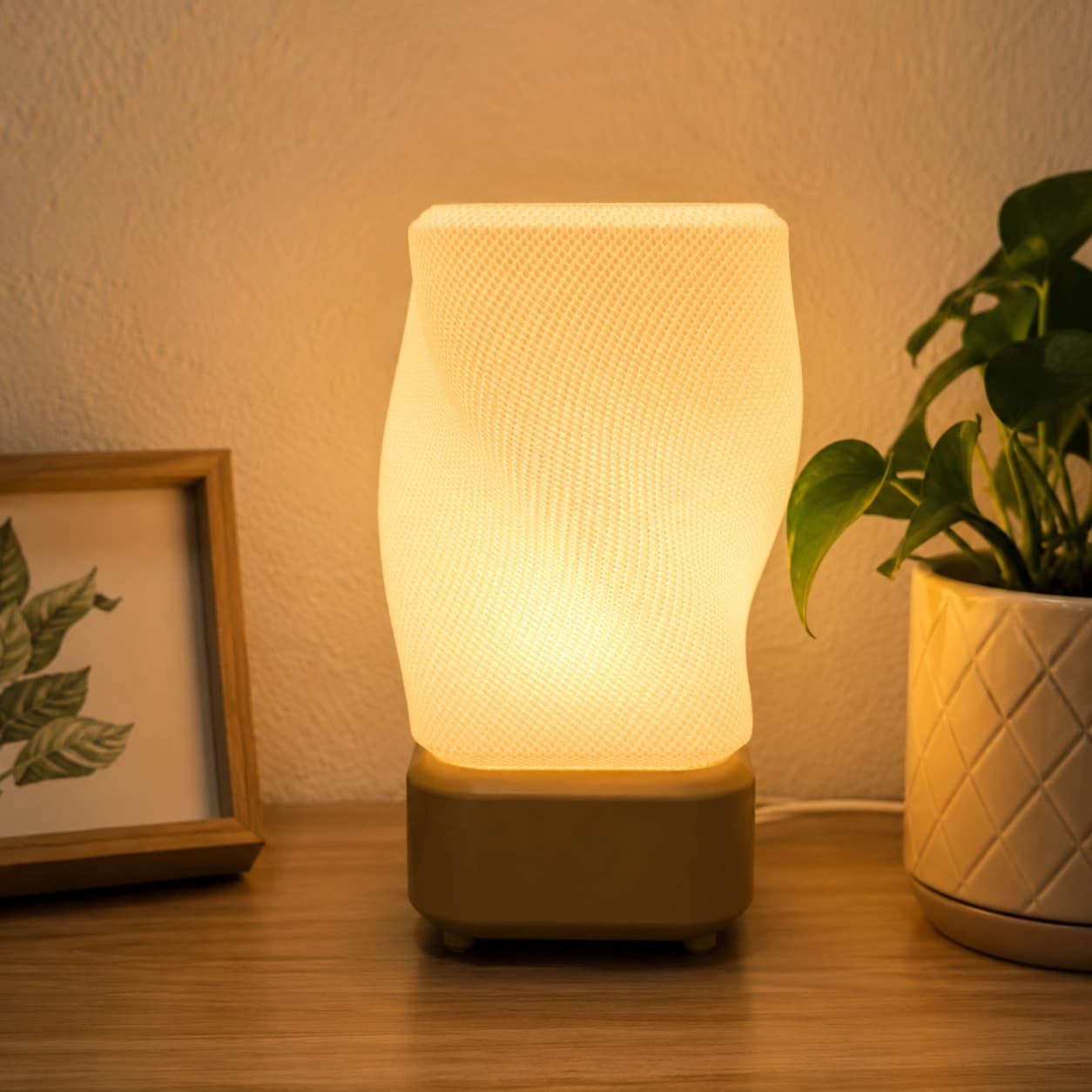 Luminária LED Decorativa com Luz Quente – Design Moderno - 1