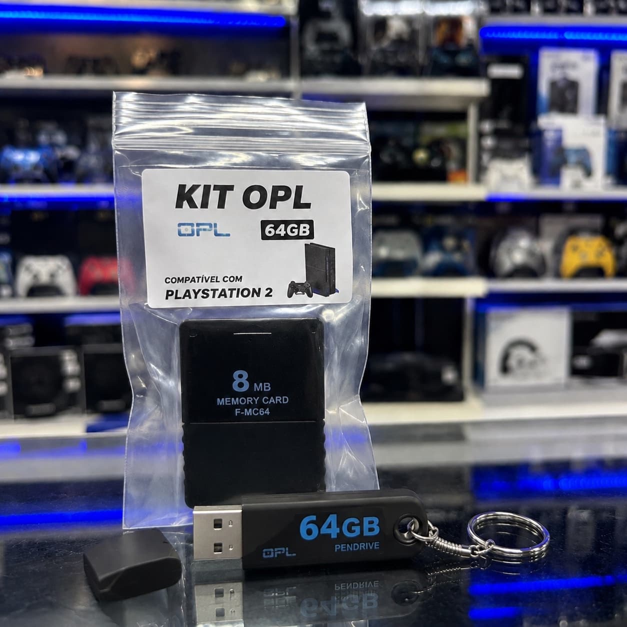 🎮 KIT OPL 64GB PARA PS2 - 1