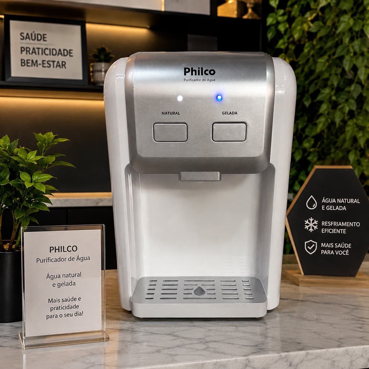 Purificador de Água Philco Natural e Gelada – Água Pura com Muito Mais Praticidade! - 1