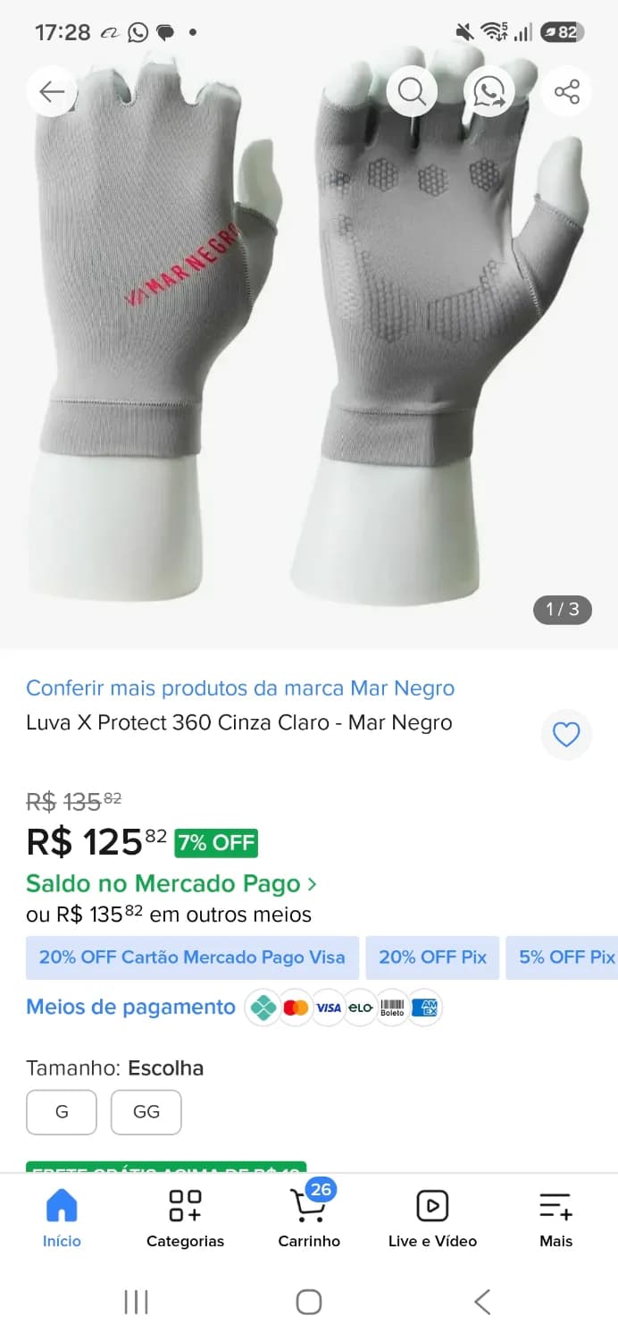 Luva para pesca - 1