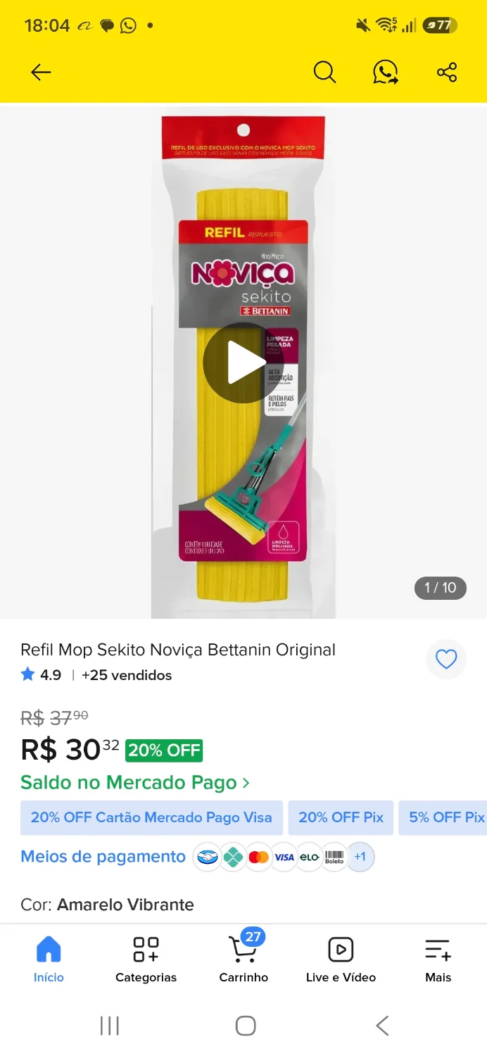 Refil mopi sekito - 1