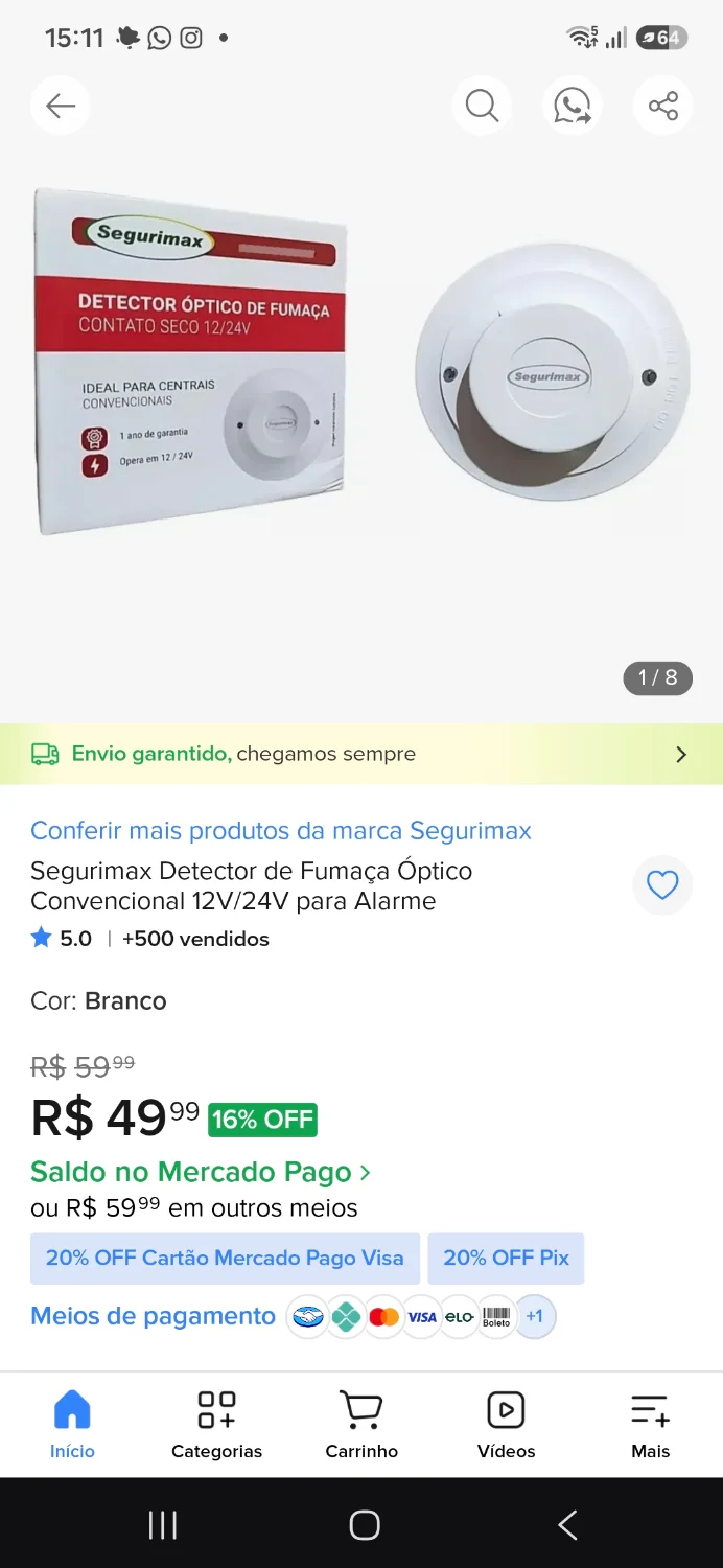Detector de fumaça - 1