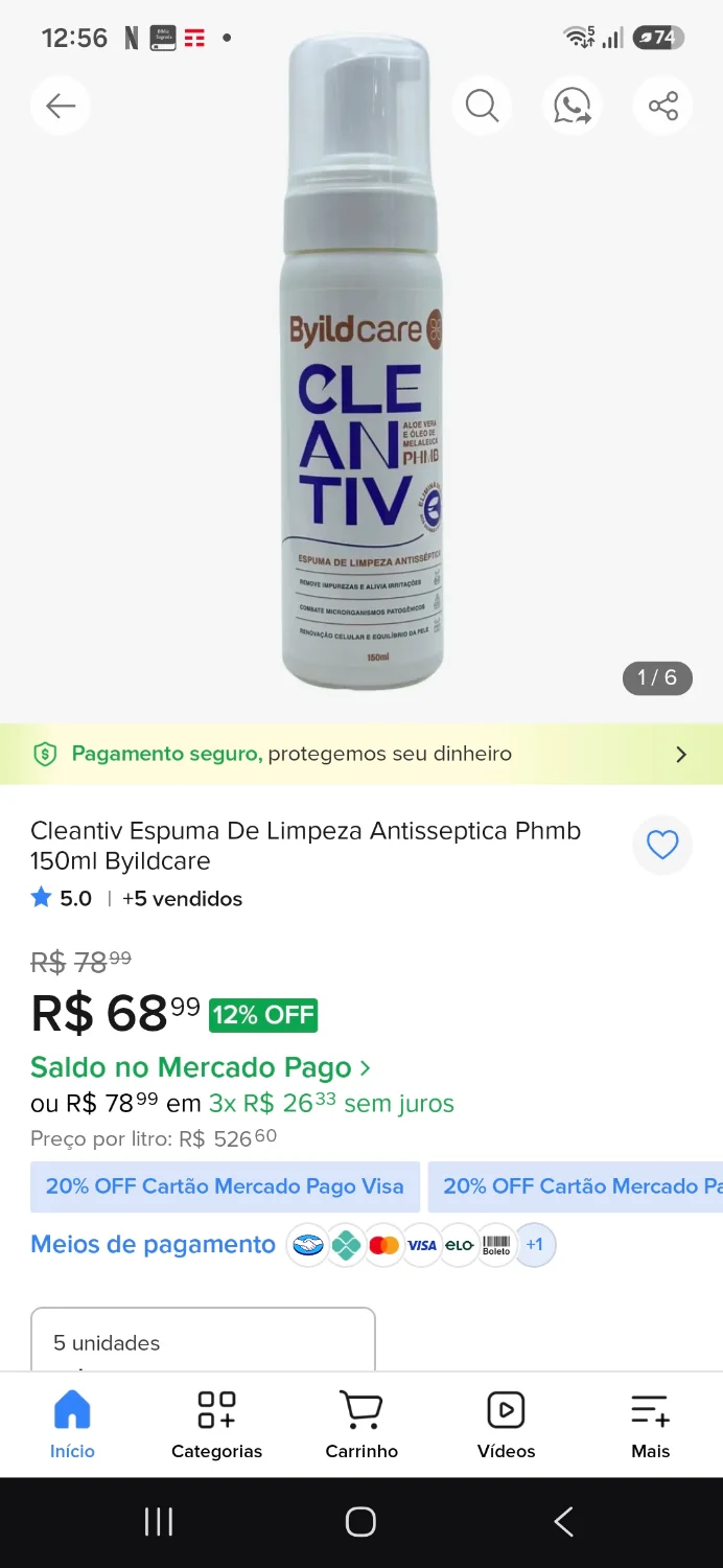 Espuma de limpeza - 1