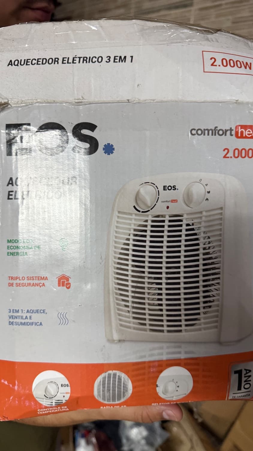 Aquecedor elétrico 3 em 1 - 1