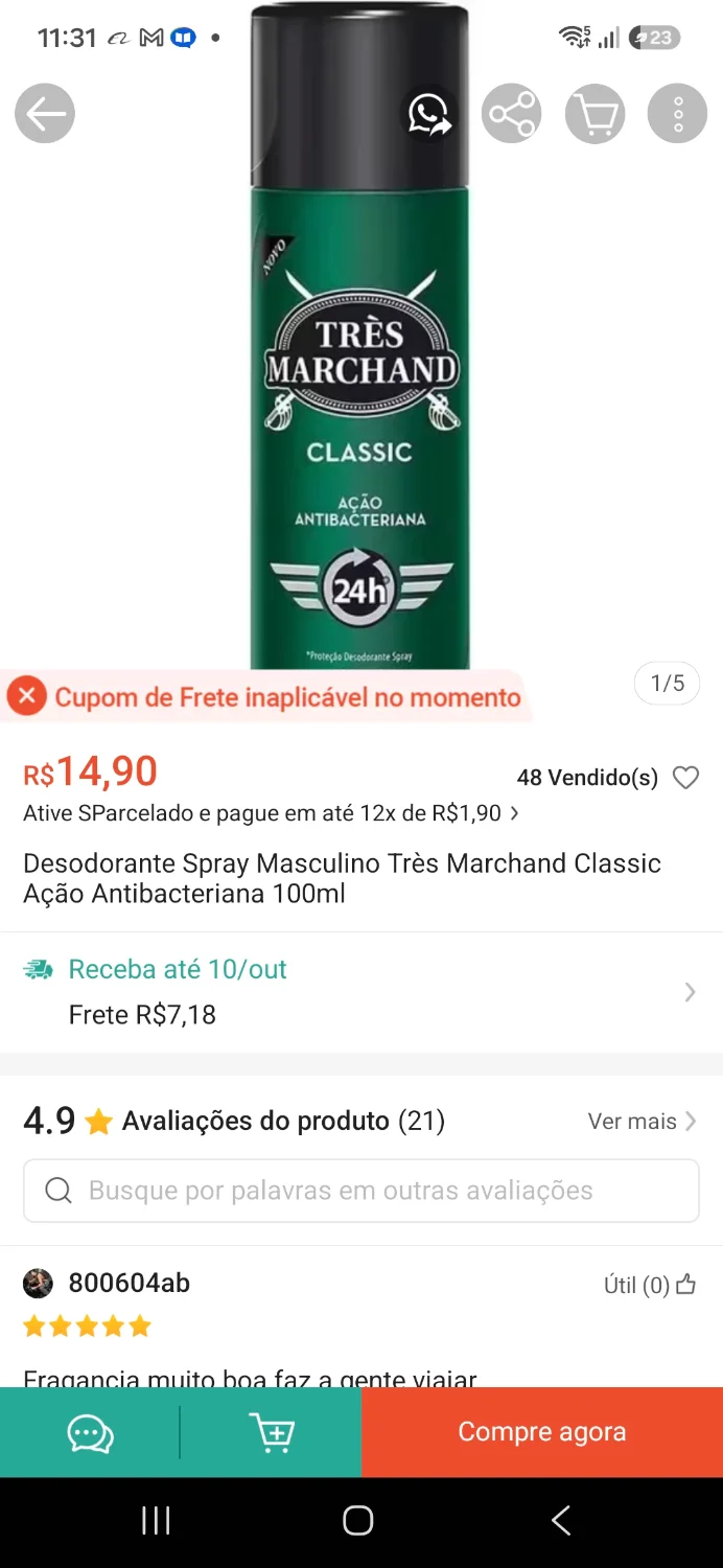 kit com 3 desodorantes - 2