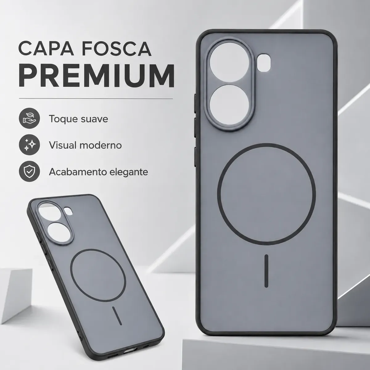 Capa Capinha P/poco X7 Pro Silicone Bicolor Fosca - 1